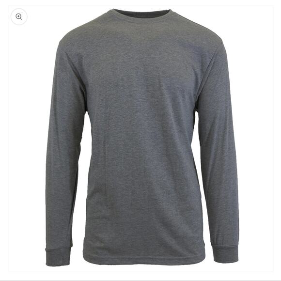 4 MEN'S LONG SLEEVE CREW NECK SHIRTS 3XL LIGHTWEIGHT "GALAXY BY HARVIC" - Picture 6 of 6